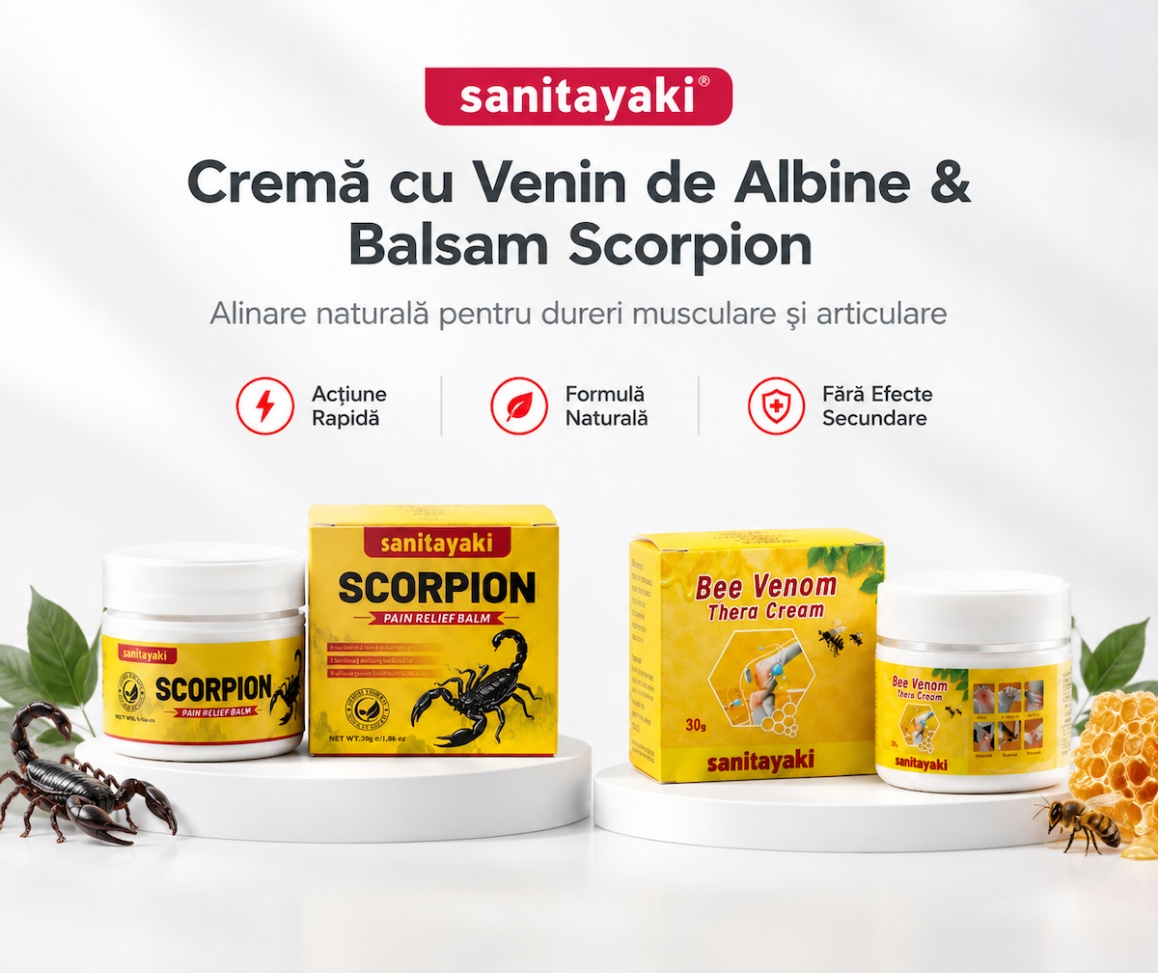 Cremă cu venin de albine și balsam Scorpion — Sanitayaki