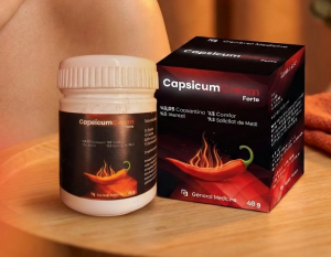Crema Capsicum Forte Sanitayaki 40 g – Crema cu Ardei Iute si Mentol