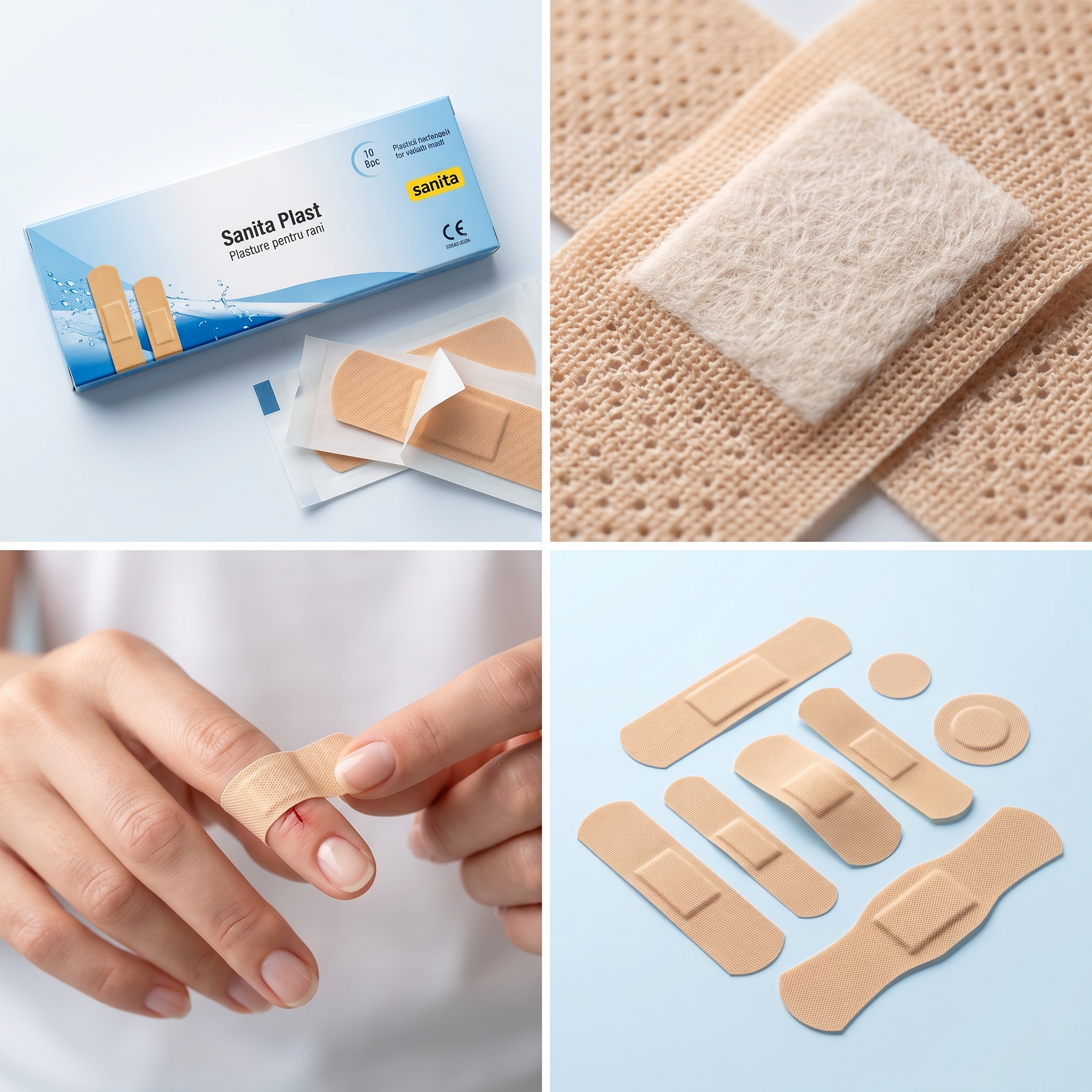 300 Plasturi Adezivi pentru Răni – Respirabili, Delicați cu Pielea - imagine 5
