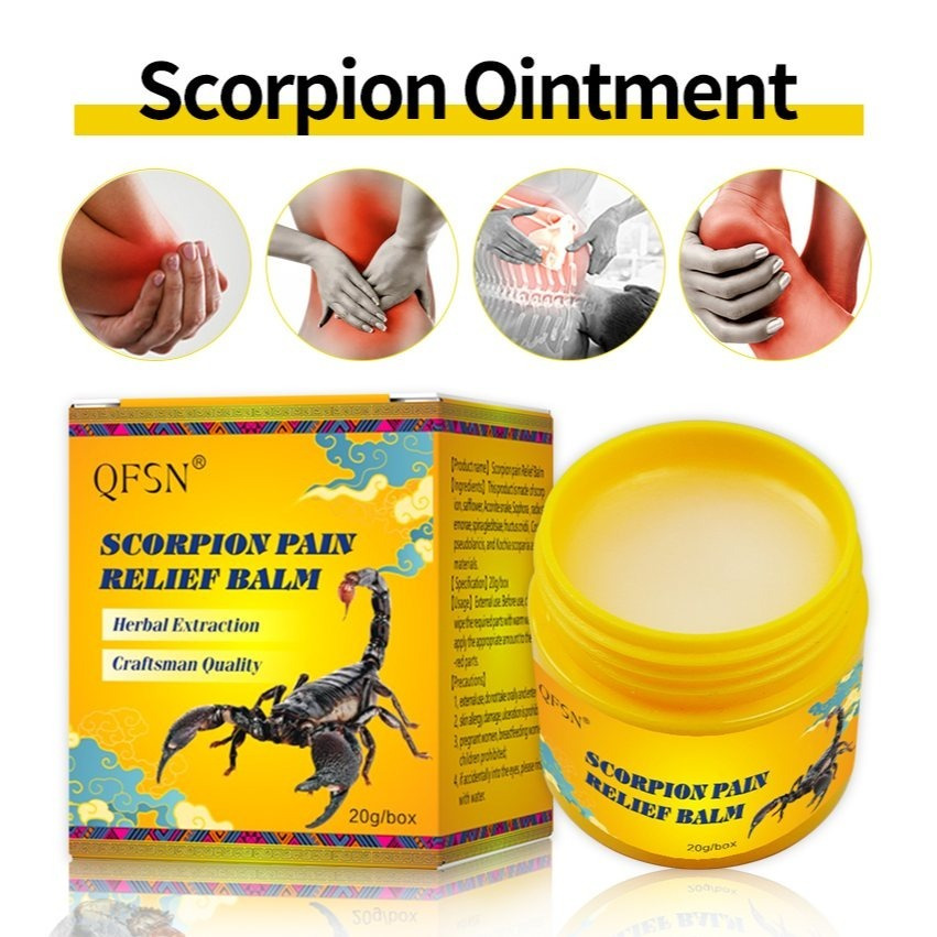 Balsam de Masaj QFSN cu Venin de Scorpion – 20g - imagine 4