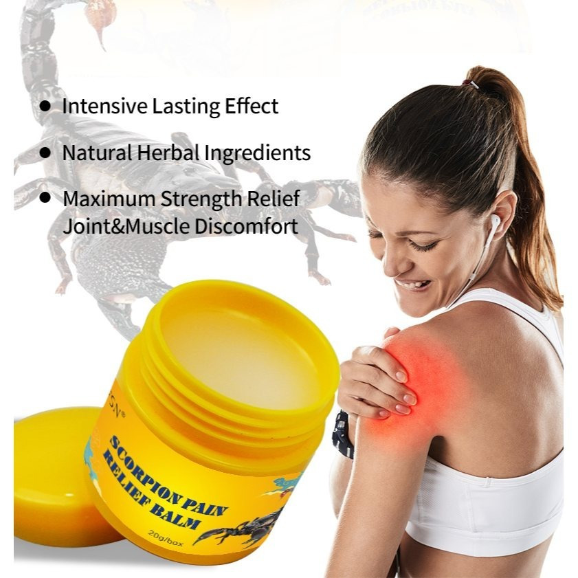 Balsam de Masaj QFSN cu Venin de Scorpion – 20g - imagine 3